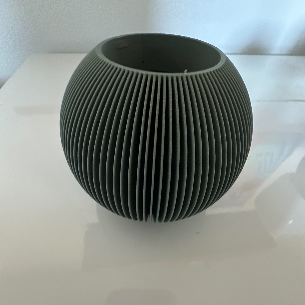 Flower Vase Muted Green